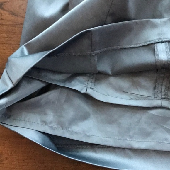 THE LIMITED EVENT Size 2 Dark Gray Satin Strapless Cocktail Dress with Pockets - Picture 6 of 7